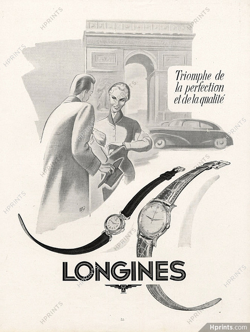 Longines 1952 Henri Mercier, Arc De Triomphe
