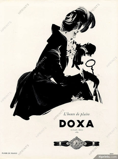Doxa (Watches) 1952 Le Locle, Suisse