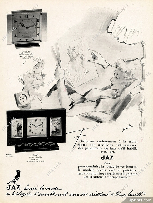 Jaz 1947 Alarm clock, Emic, Plexic, Paulin