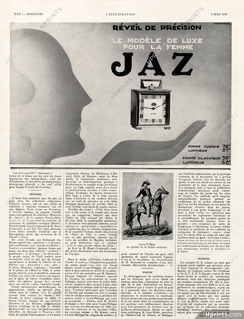 Jaz 1930 Alarm Clock, Kramer