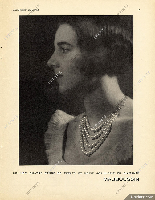 Mauboussin 1930 Necklace Pearls