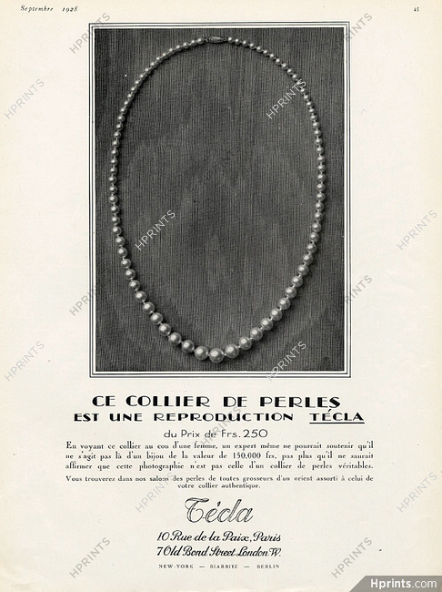Técla 1928 Pearls