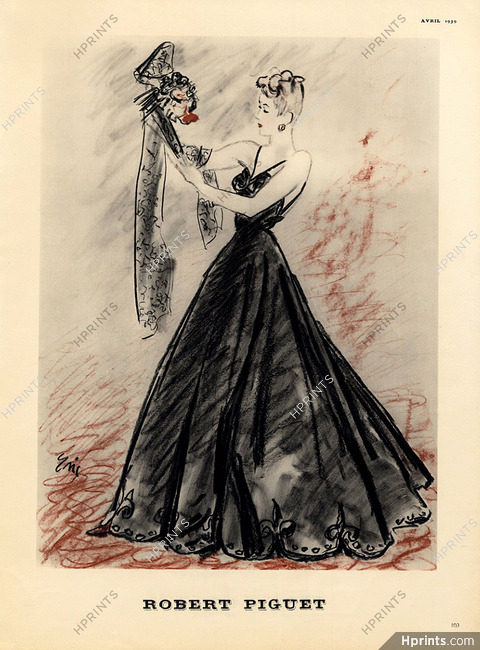 Robert Piguet 1939 Evening Gown, Eric