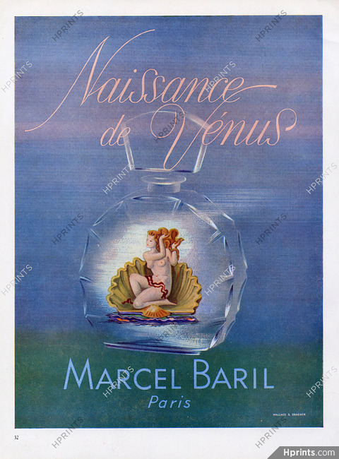 Marcel Baril (Perfumes) 1946 Naissance de Vénus