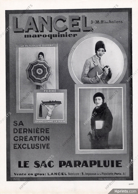 Lancel 1929 Le Sac Parapluie, Umbrella-Handbag