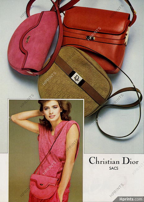 Christian Dior (Handbags) 1980 Model Gia Carangi