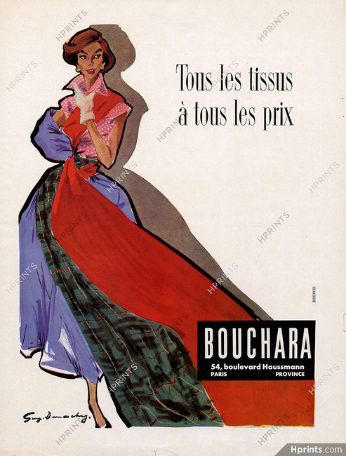 Bouchara (Fabric) 1954 Guy Demachy