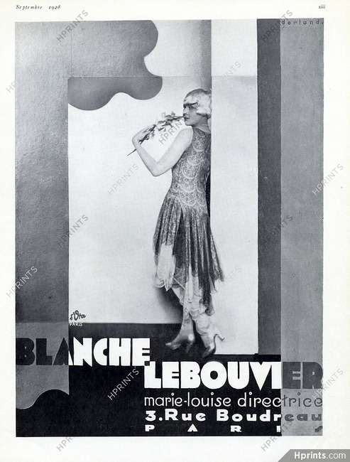 Blanche Lebouvier 1928 Marie-Louise Directrice, Photo d'Ora