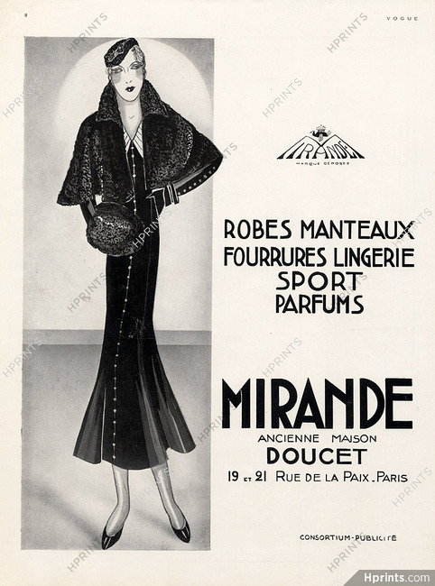 Mirande (Couture) 1931 Winter Coat