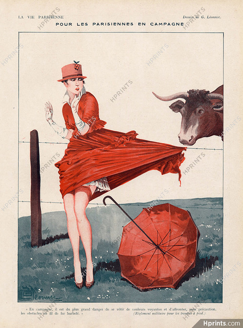 Léonnec 1916 The Bull Love Red