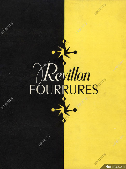 Revillon 19** Label, Fur