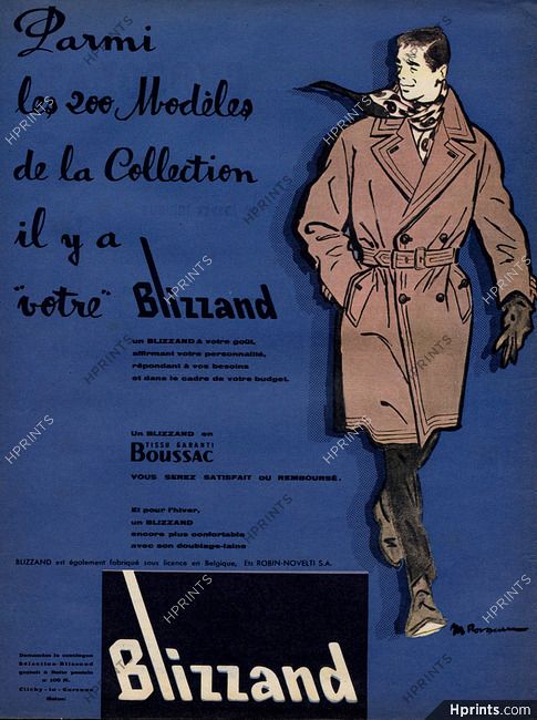 Blizzand (Men's Clothing) 1958 M. Rousseau