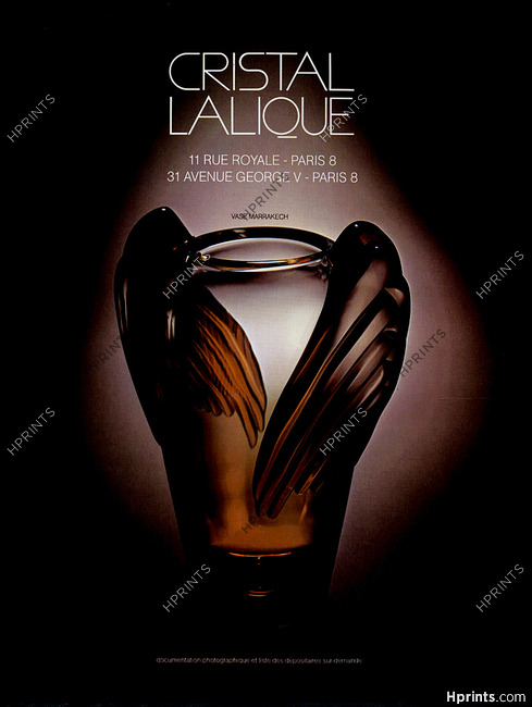 Lalique (Crystal) 1980 Vase Marrakech