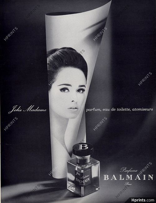 Pierre Balmain (Perfumes) 1962 Jolie Madame