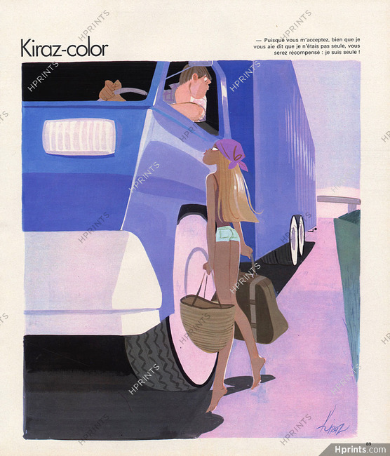 Kiraz 1977 Kiraz-color, Sexy Hitch-hiker, Truck