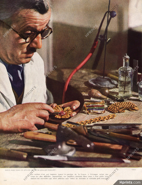 Ateliers du Maître Joaillier Dusausoy 1946 Jeweller Workshop