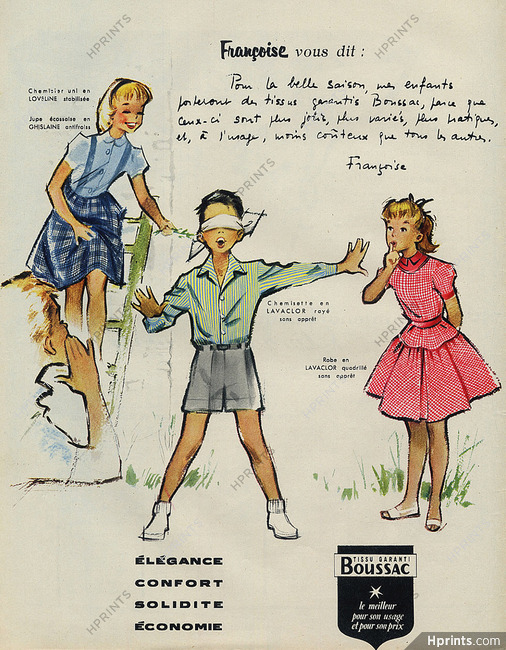 Boussac 1955 Pierre Couronne, Children, Kids