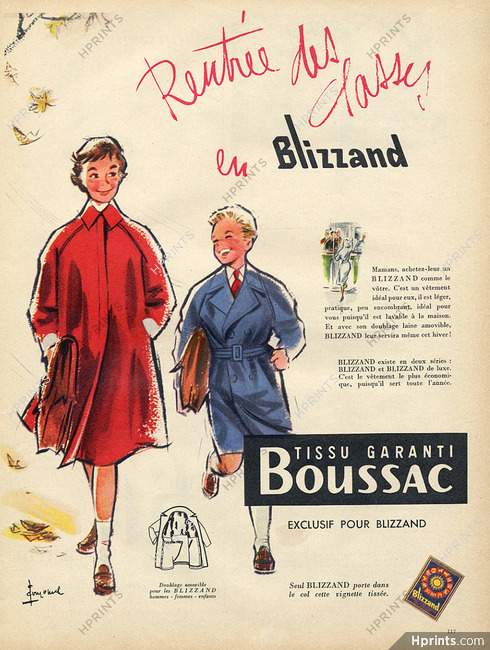 Blizzand, Boussac 1955 Children, Pierre Couronne