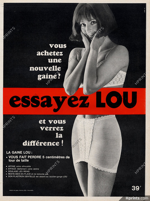 Lou 1964 Girdle — Advertisement