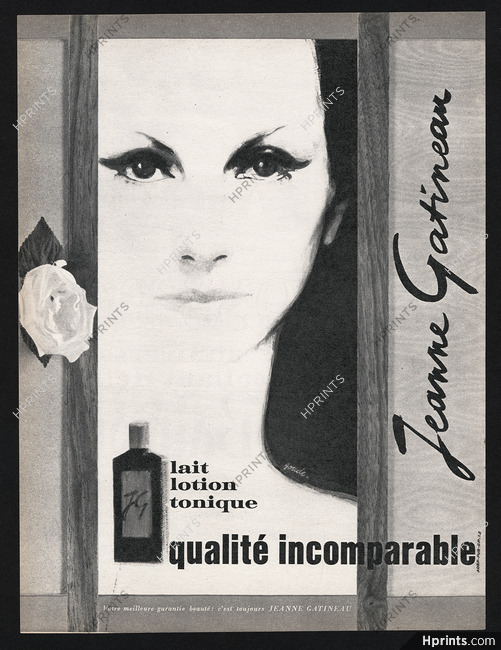 Jeanne Gatineau (Cosmetics) 1965 Goude