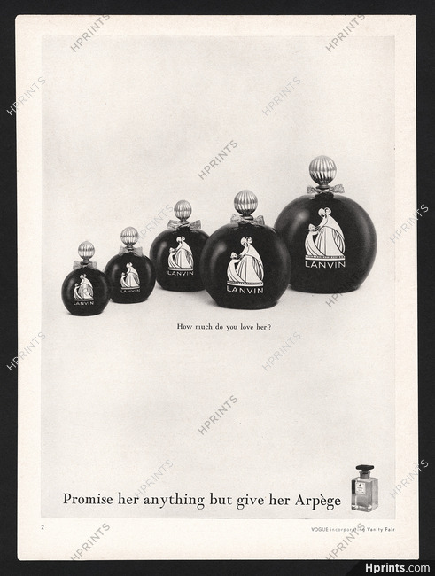 Lanvin (Perfumes) 1960 Arpège