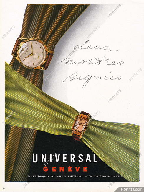 Universal Genève 1948 Elizabeth Suter