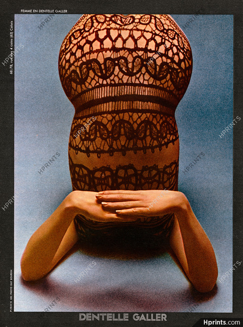 Dentelle Galler (Lace) 1970 Photo Guy Bourdin