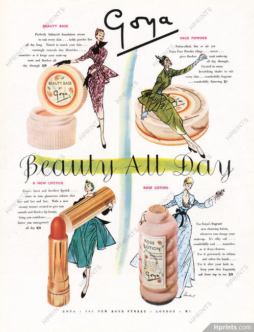Goya (Cosmetics) 1951 Beauty All Day