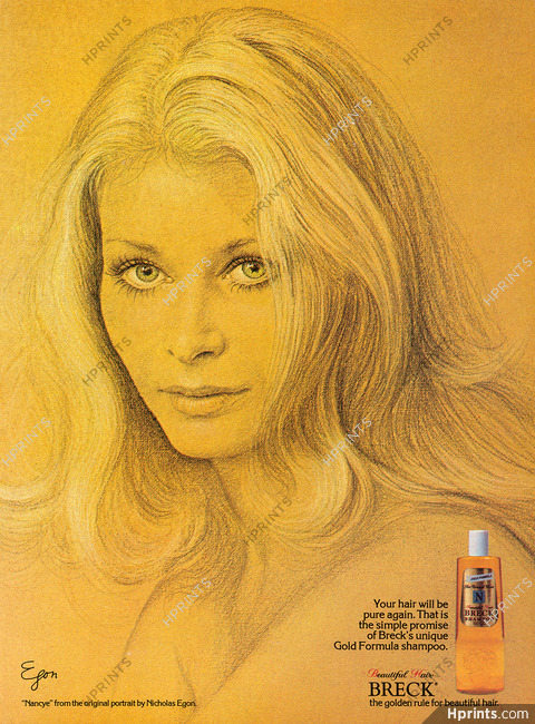 Breck (Hair Care) 1974 Nicholas Egon Portrait