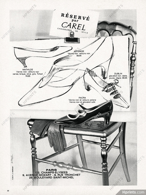 Carel (Shoes) 1965 M. Pahin