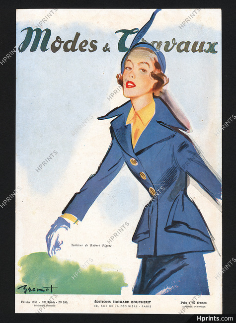 Robert Piguet 1950 Brénot, Suit
