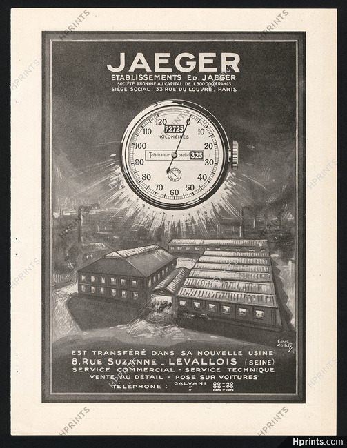 Jaeger 1924 Nouvelle Usine Levallois, Pierre Collet