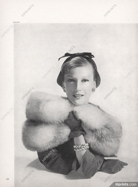 Cartier 1954 The Quick Blue Fox, Christian Dior New York, Photo Rawlings