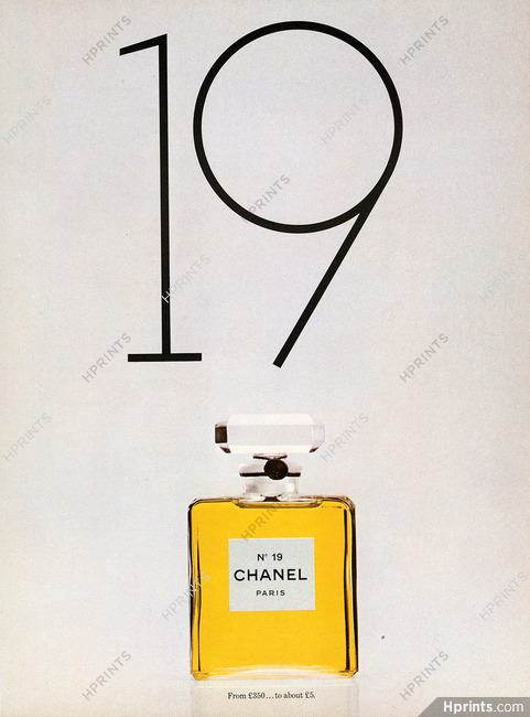 Chanel (Perfumes) 1974 Numéro 19