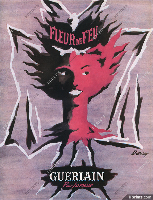 Guerlain (Perfumes) 1951 Fleur de Feu, Devil, Darcy