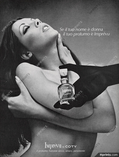 Coty (Perfumes) 1970 Imprévu (italian)