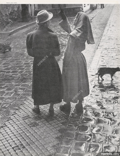 Carven, Hermès 1948 Coats, Photo Jean Moral