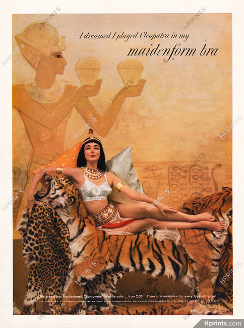 Maidenform 1952 Cleopatra, Bra, Photo Richard Avedon