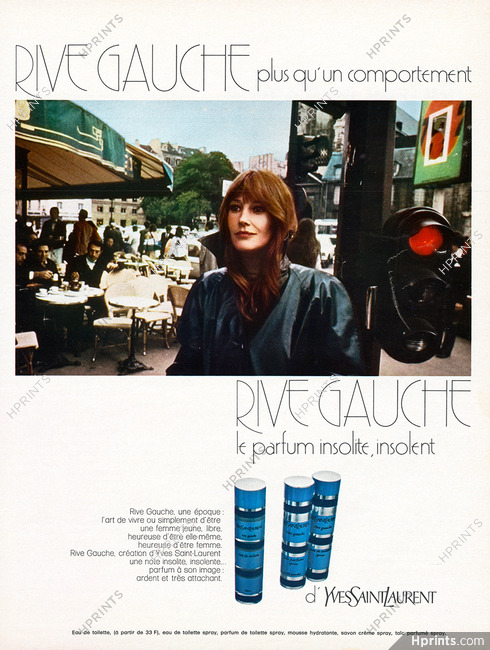 Yves Saint Laurent (Perfumes) 1972 Rive Gauche