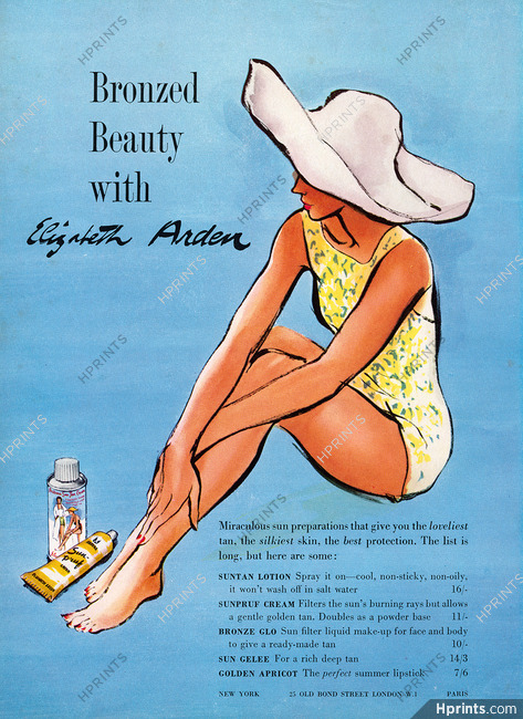 Elizabeth Arden 1962 Bronzed Beauty