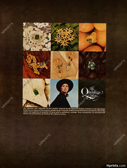 The Quintessa Collection 1968 Lindé Created Emerald