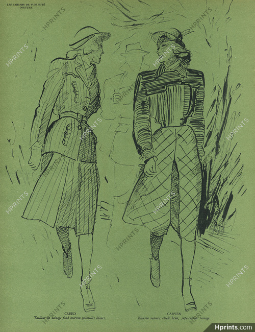 Creed, Carven 1945 René Gruau