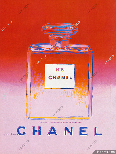 Chanel (Perfumes) 1997 Hommage d'Andy Warhol au N°5