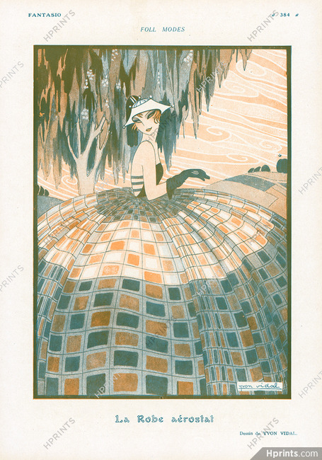 Yvon Vidal 1920 La Robe Aérostat, Foll'modes