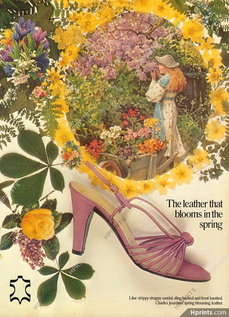 Charles Jourdan 1976 Lilac Sandal