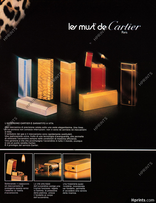 Cartier 1978 Lighters (italian)
