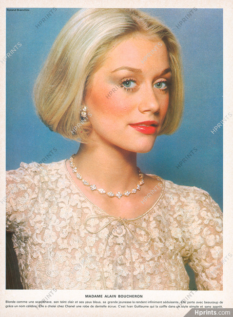 Boucheron 1977 Madame Alain Boucheron, Photo Roland Bianchini