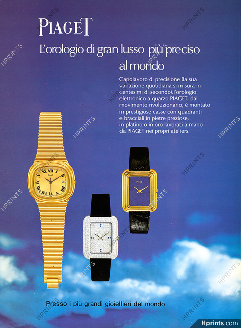 Piaget (Watches) 1973 Italian