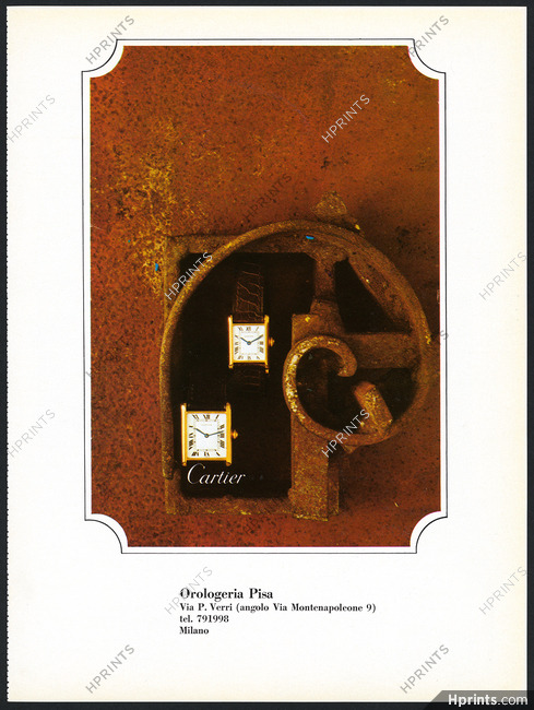 Cartier (Watches) 1973 Orologeria PIsa