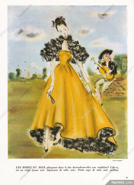 Jean Dessès 1947 Marc Dolnitz, Evening gown
